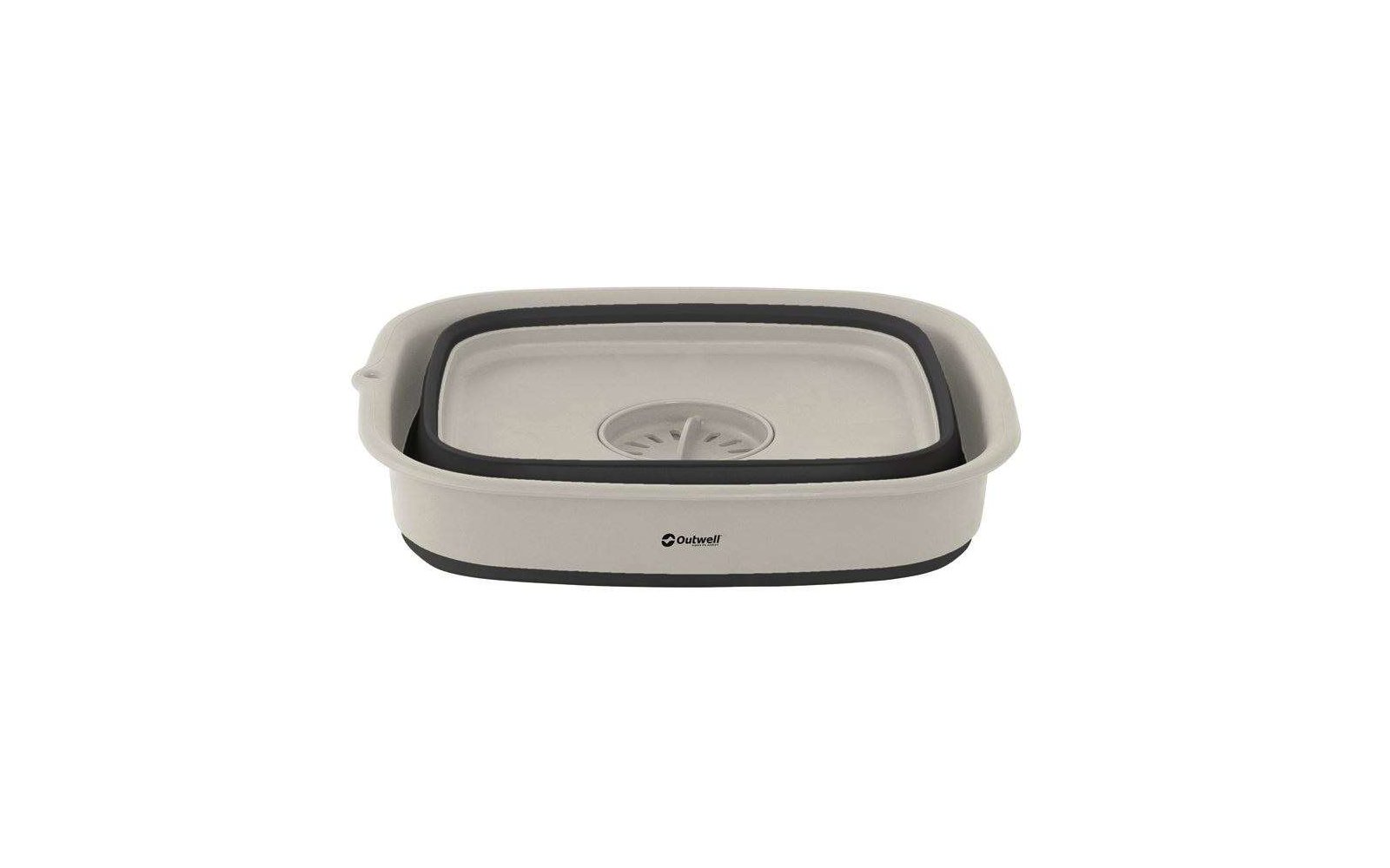 Outwell Collaps Wash Bowl Waschschüssel mit Abfluss Grau