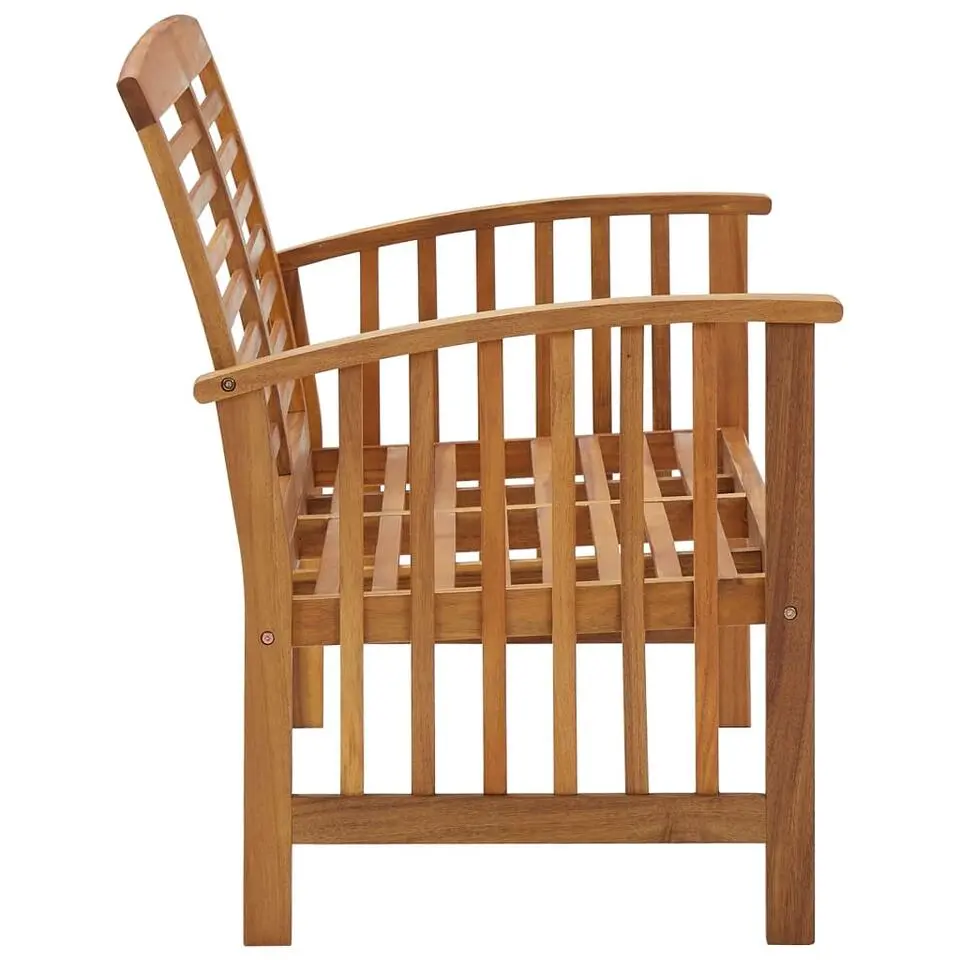 vidaXL - Tuinbank - Bruin - Acaciahout - 119 cm