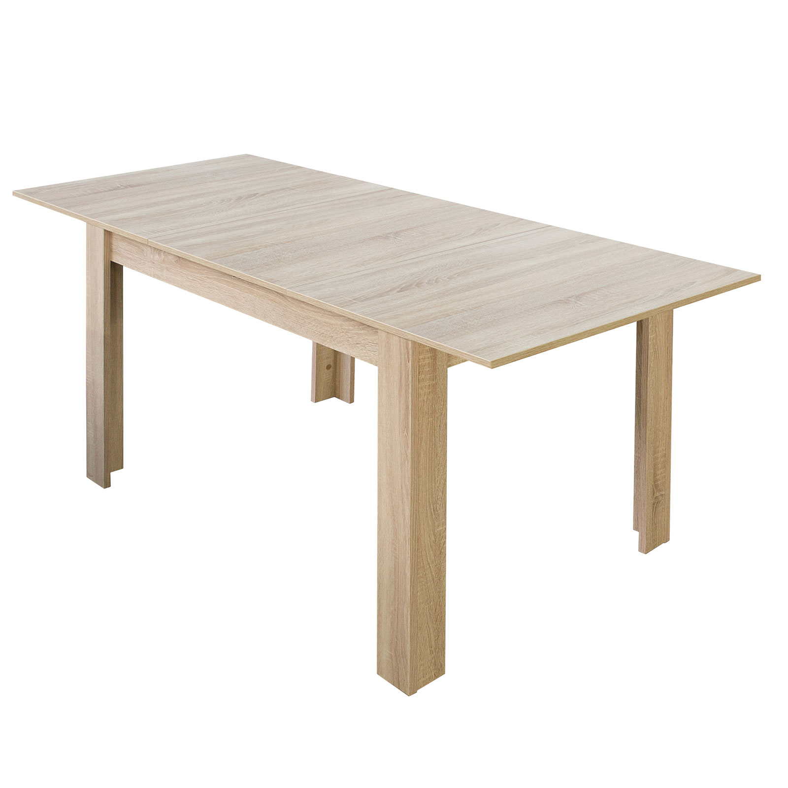 Esstisch - Eiche Sägerau - ausziehbar - 120 cm