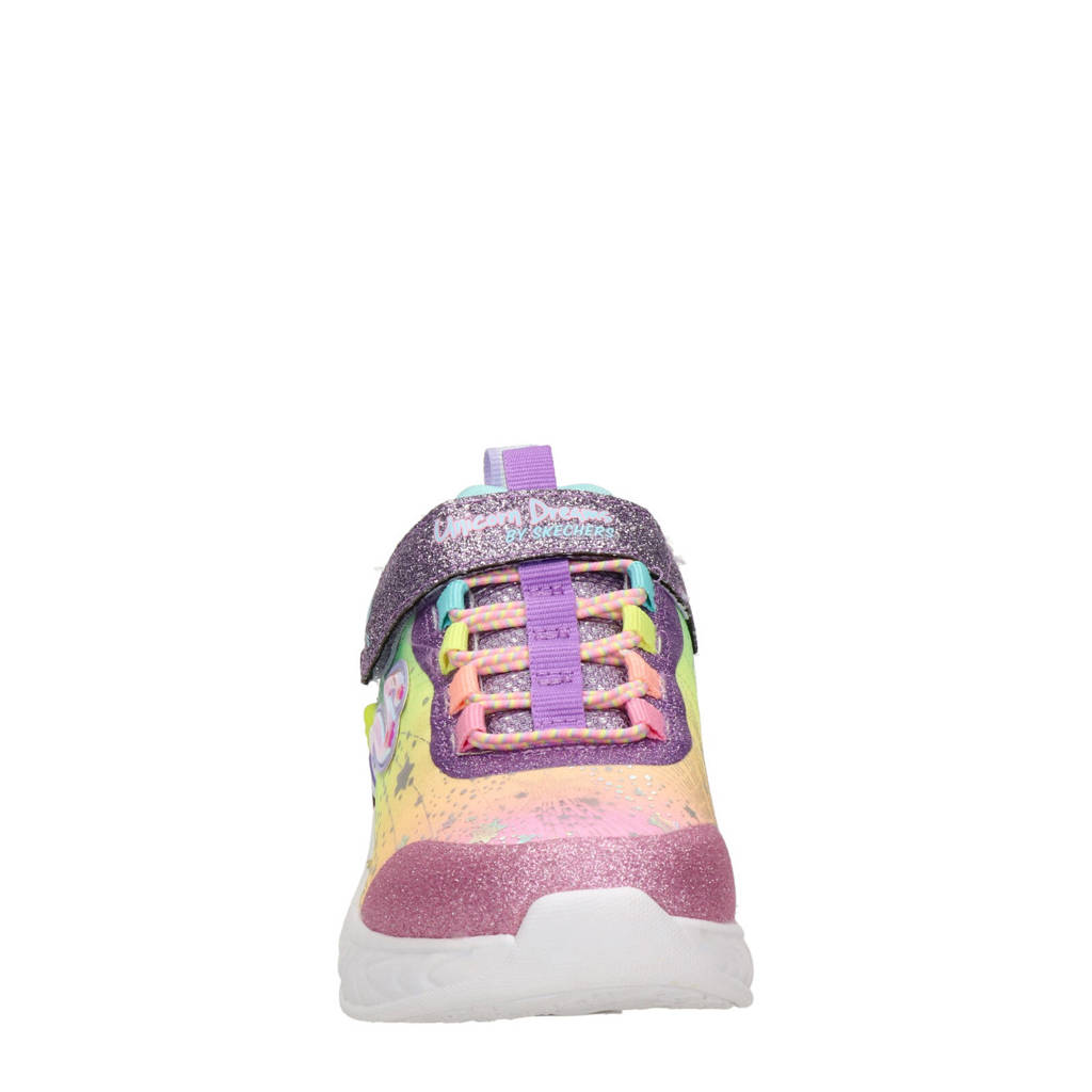 Skechers Unicornsneakers met lichtjes roze/multi