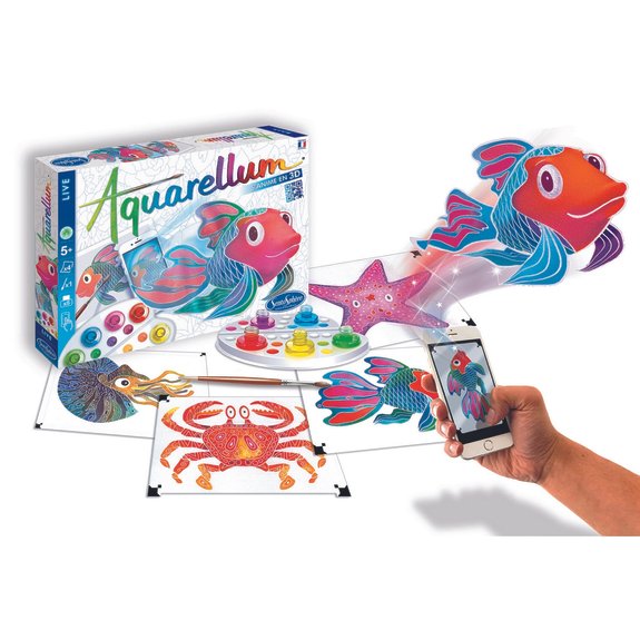Coffret de peinture Aquarellum Live - Fonds marins