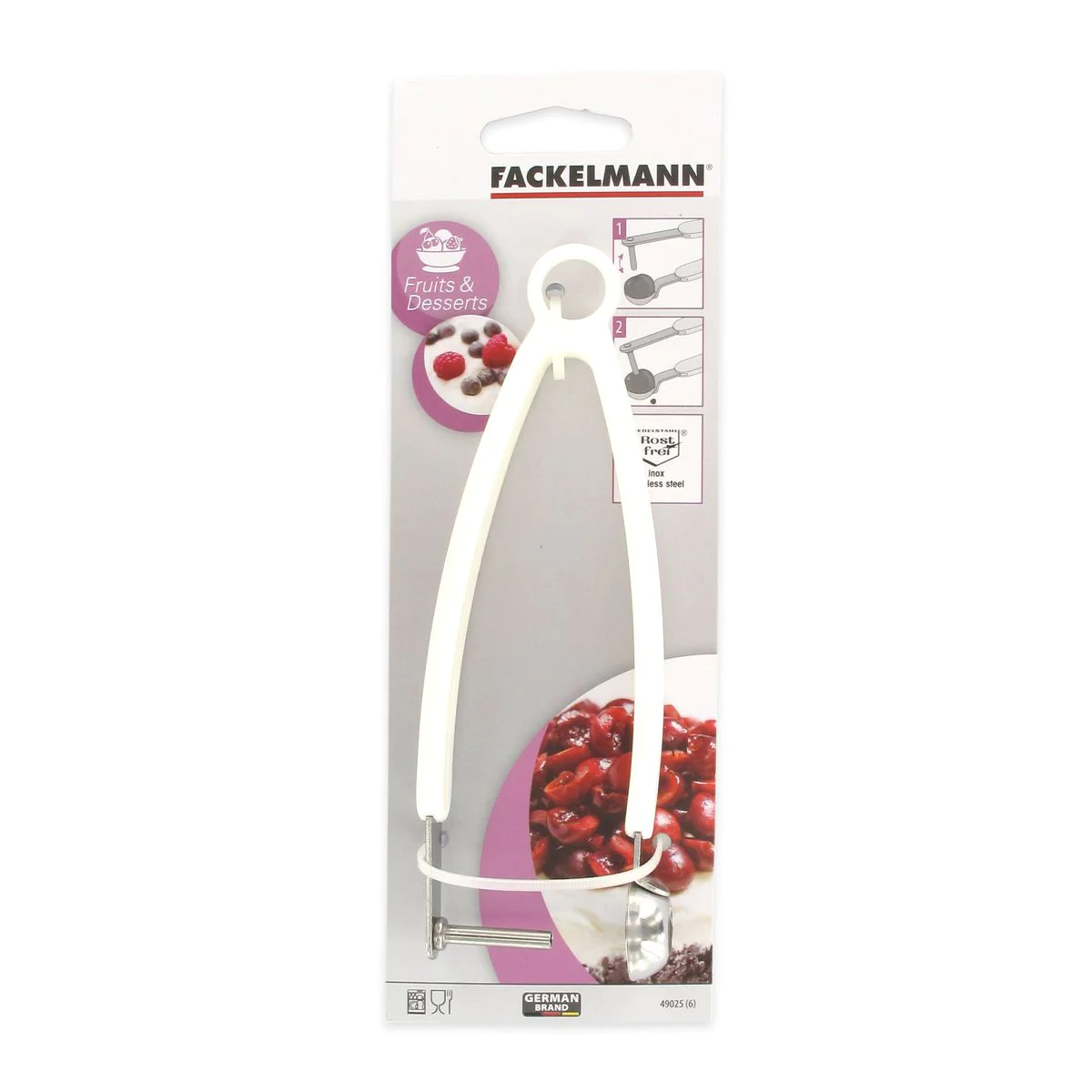Dénoyauteur de cerises Basic Fackelmann