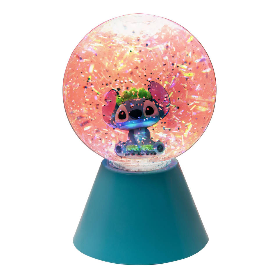 Disney Stitch glitterbal lamp
