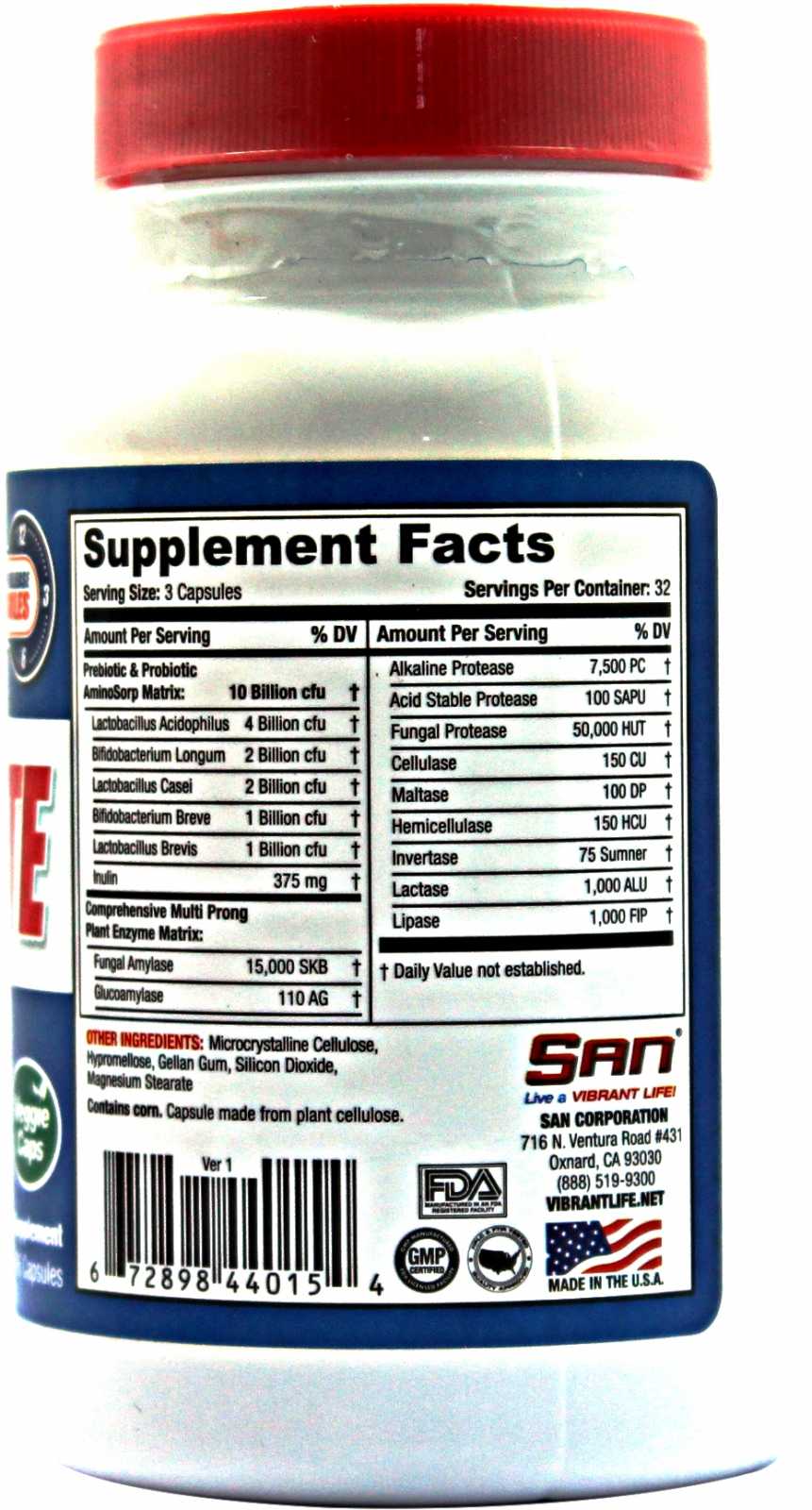 SAN Nutrition Cultivar 96 Cápsulas