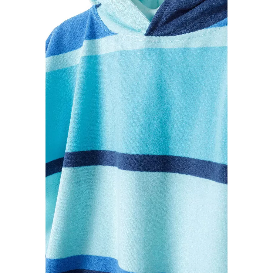 MINOTI Badeponcho BlauWeiß