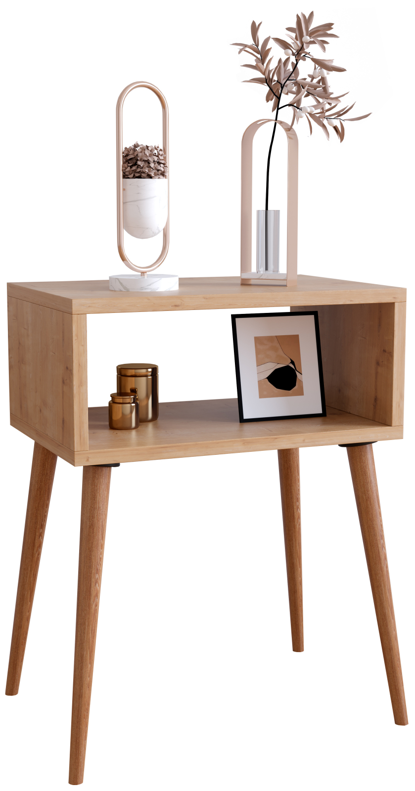 Nachttisch SINGOL M - Honig Eiche - 45 cm breit