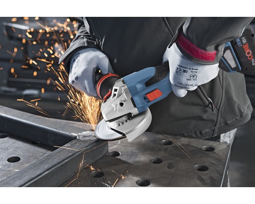 Bosch Professional GWS 18V-15 SC BITURBO accu haakse slijper inclusief montageflens, snijbeschermkap en L-BOXX 136, zonder accu en lader