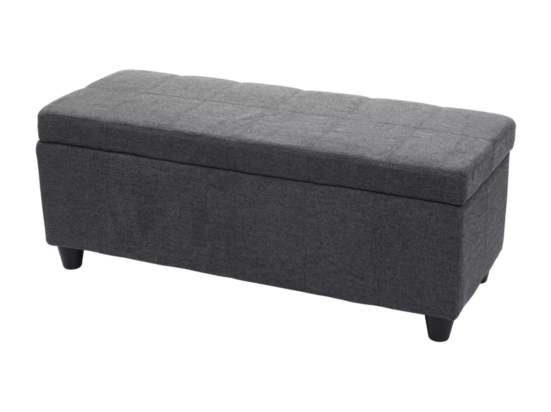 Coffre de rangement Kriens, gris foncé
