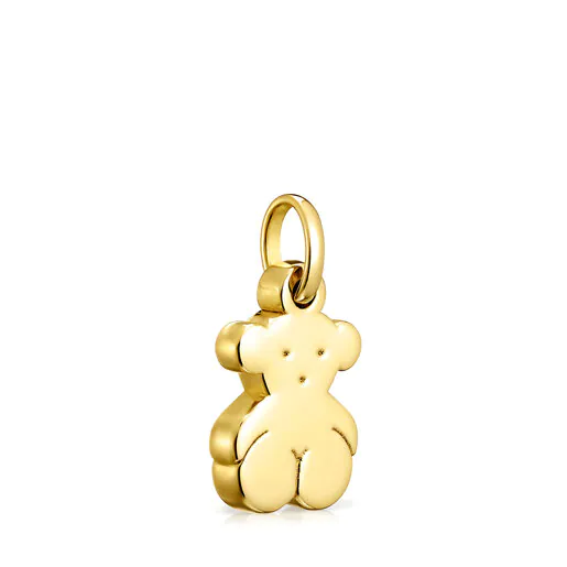 Pequeno pingente de urso com banho de ouro 18k sobre prata - Sweet Dolls