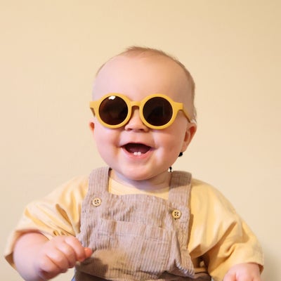 CarloBaby  Bøyelige Solbriller Luma 2-pack 0-3 År, Grønn/Gul