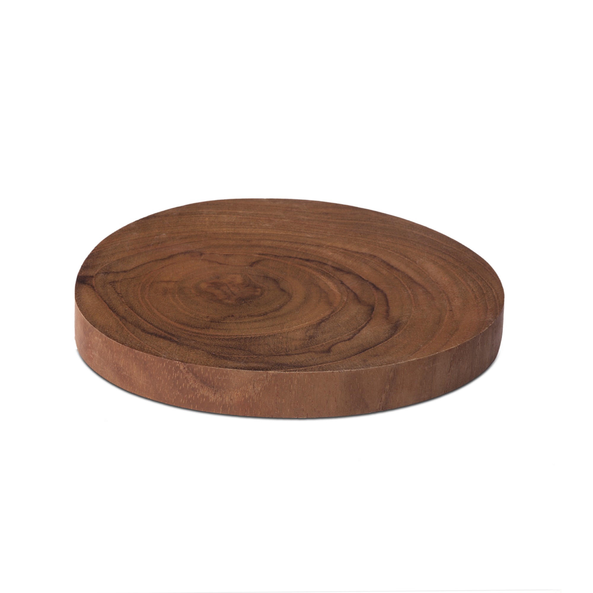 Untersetzer Teak, natur, Ø 10 cm, H 1 cm zu 3,80