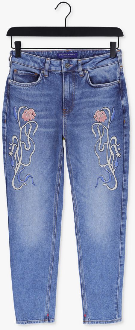 SCOTCH & SODA blauwe scotch & soda slim fit jeans high five slim fit jeans