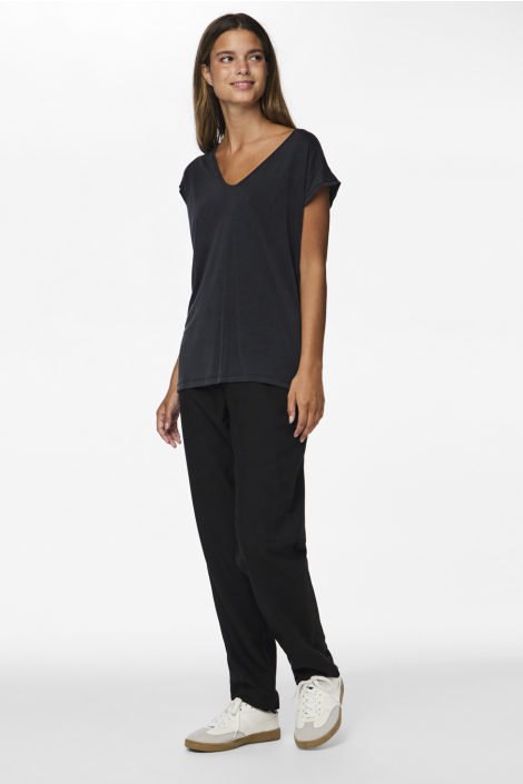 Pieces zwarte dames t-shirt