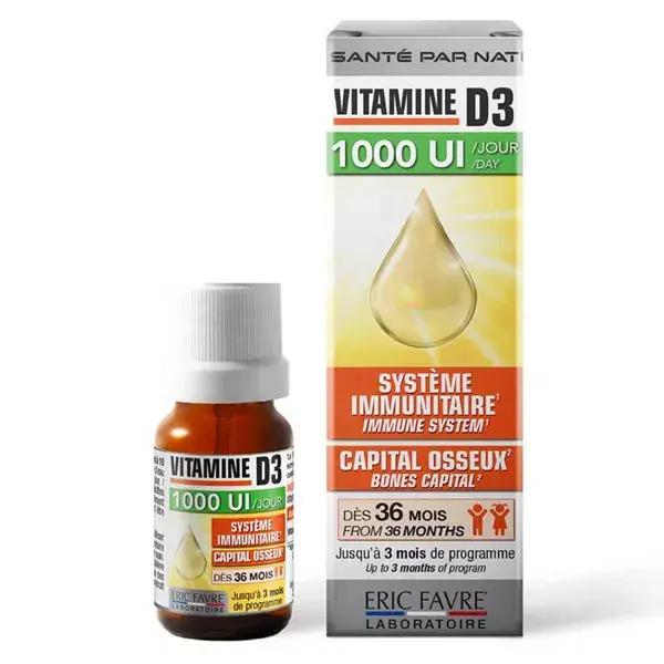 Eric Favre Bem-estar Vitamina D3 20ml