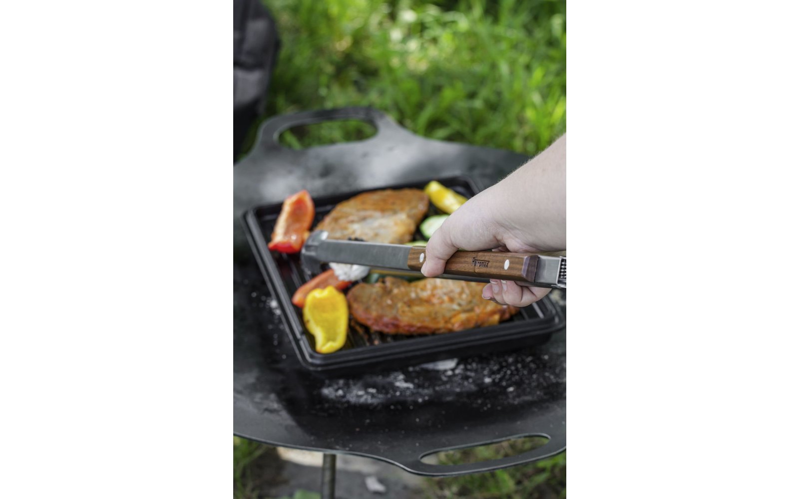 Petromax Grillzange und Kohlenzange groß 54 cm klein 41 cm