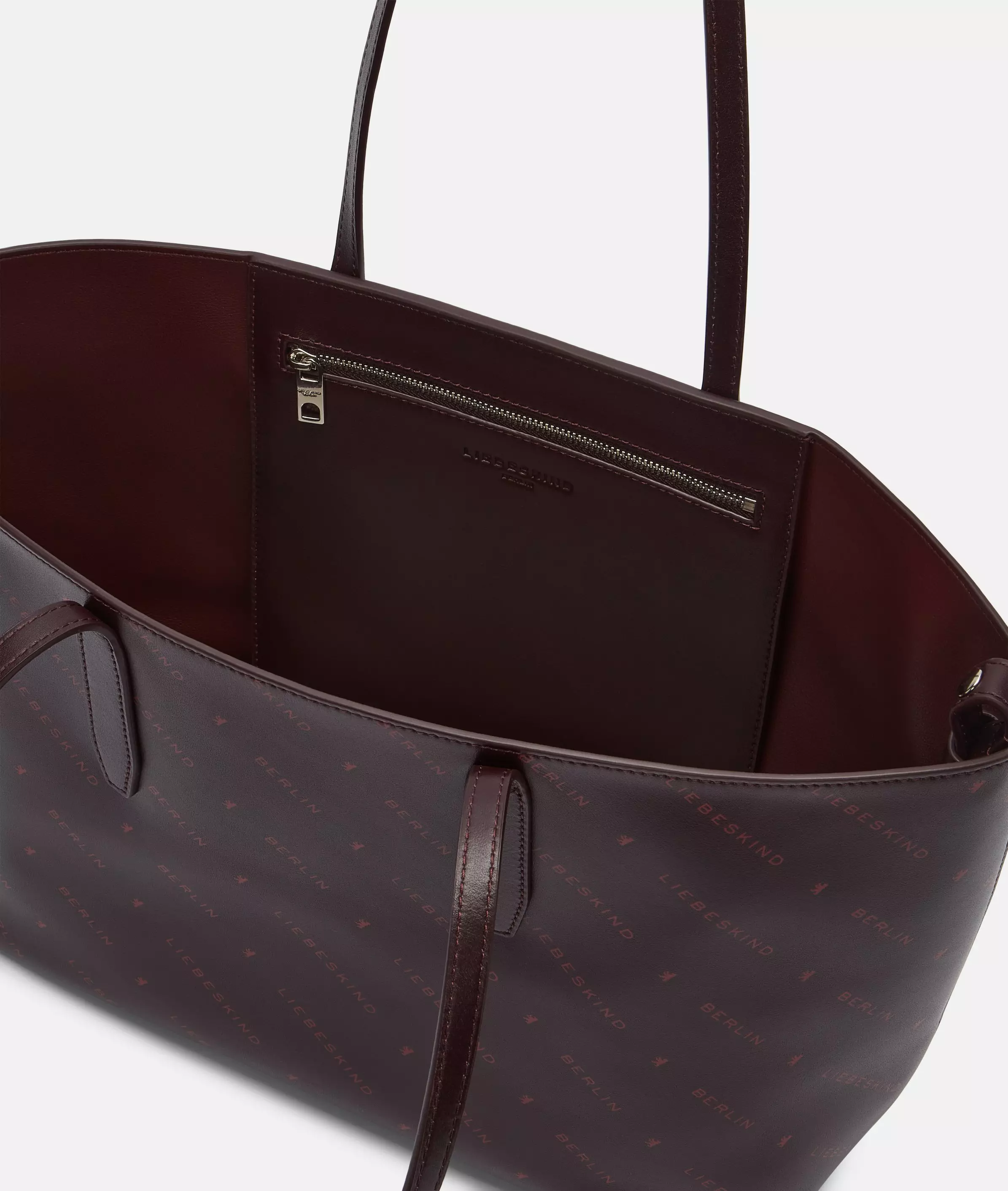 Monogram Shopper M Nappa leather shopper with Liebeskind Berlin lettering