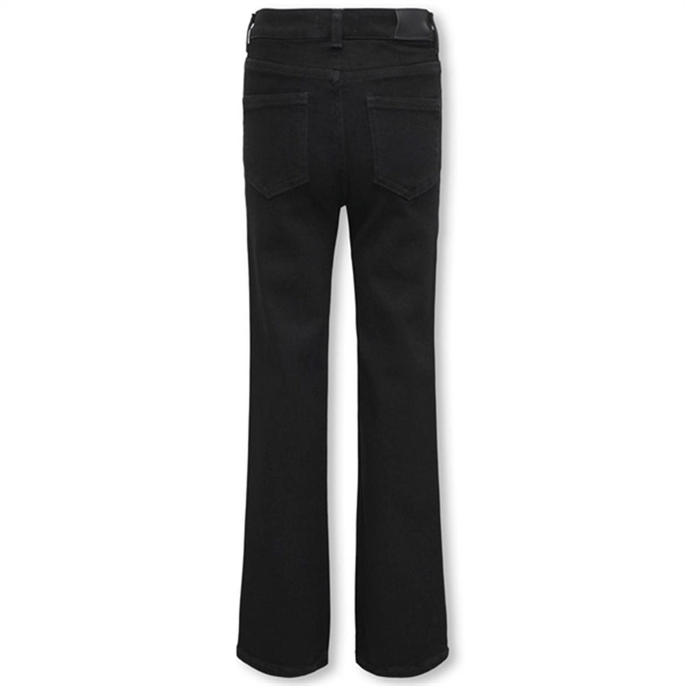 Køb Kids ONLY Black Denim Juicy Wide Leg Denim Jeans Noos