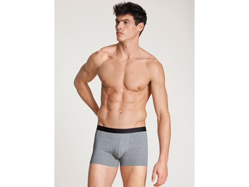 Calida Unterhosen Natural Benefit 3er Pack Jet-Black, S Herren Boxer Shorts
