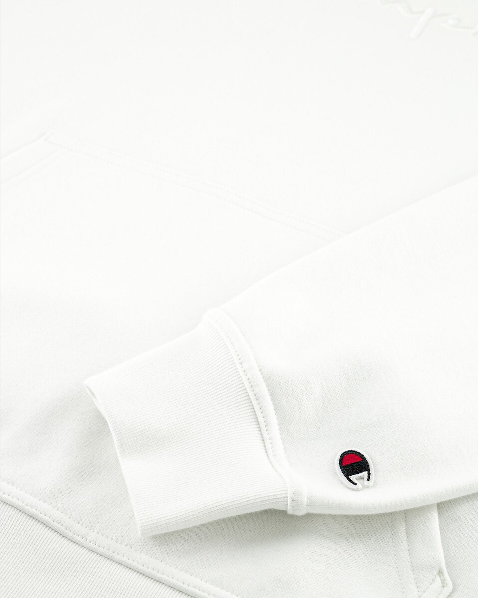 CHAMPION<br>Moletom com capuz e logotipo bordado grande