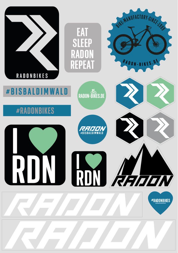 Radon A5 Stickerbogen kaufen | Bike-Discount