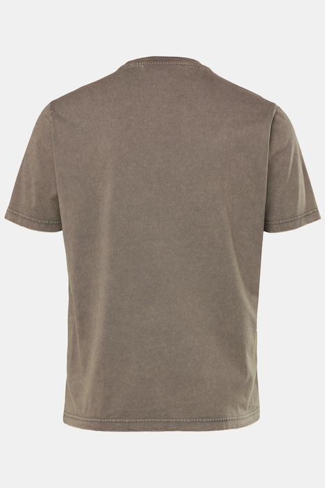 T-Shirt, Tracht, Halbarm, großer Print, Vintage Look, Brustprint, Rundhals
