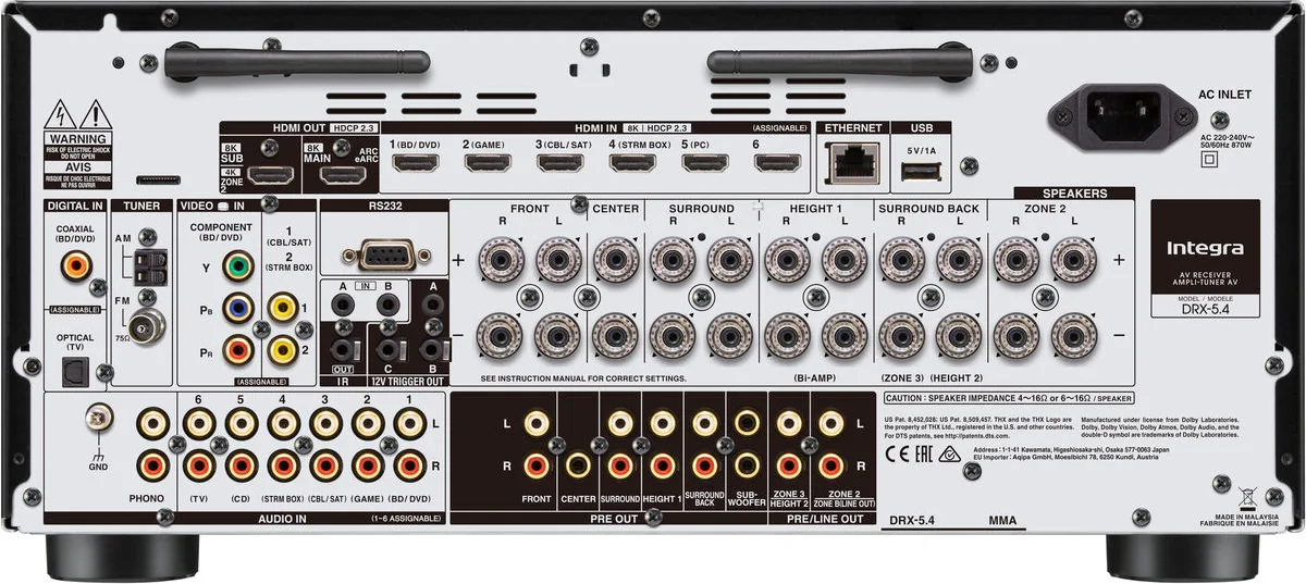 Integra DRX 5.4 Amplis home-cinéma