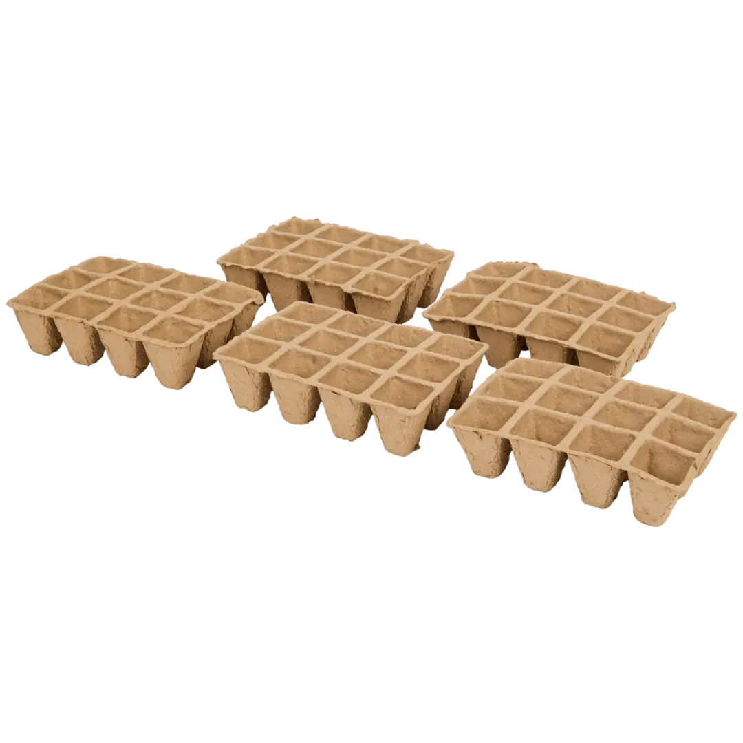 Kweektrays met vakken 16 x 12 x 4,5 cm | 5 stuks