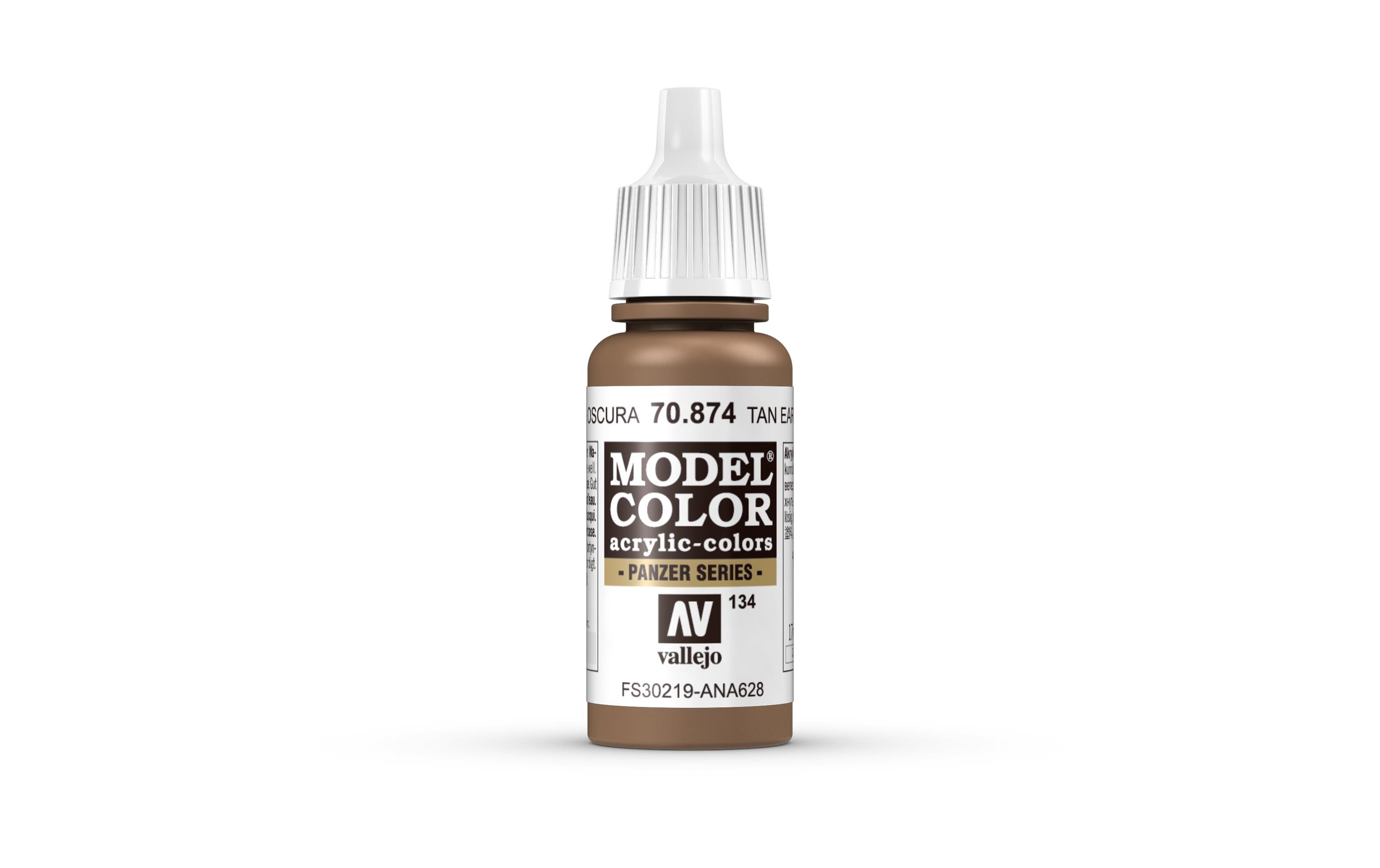 Acrylfarbe Matt, Hellbraune Erde 17 mlModel Color Tan Earth