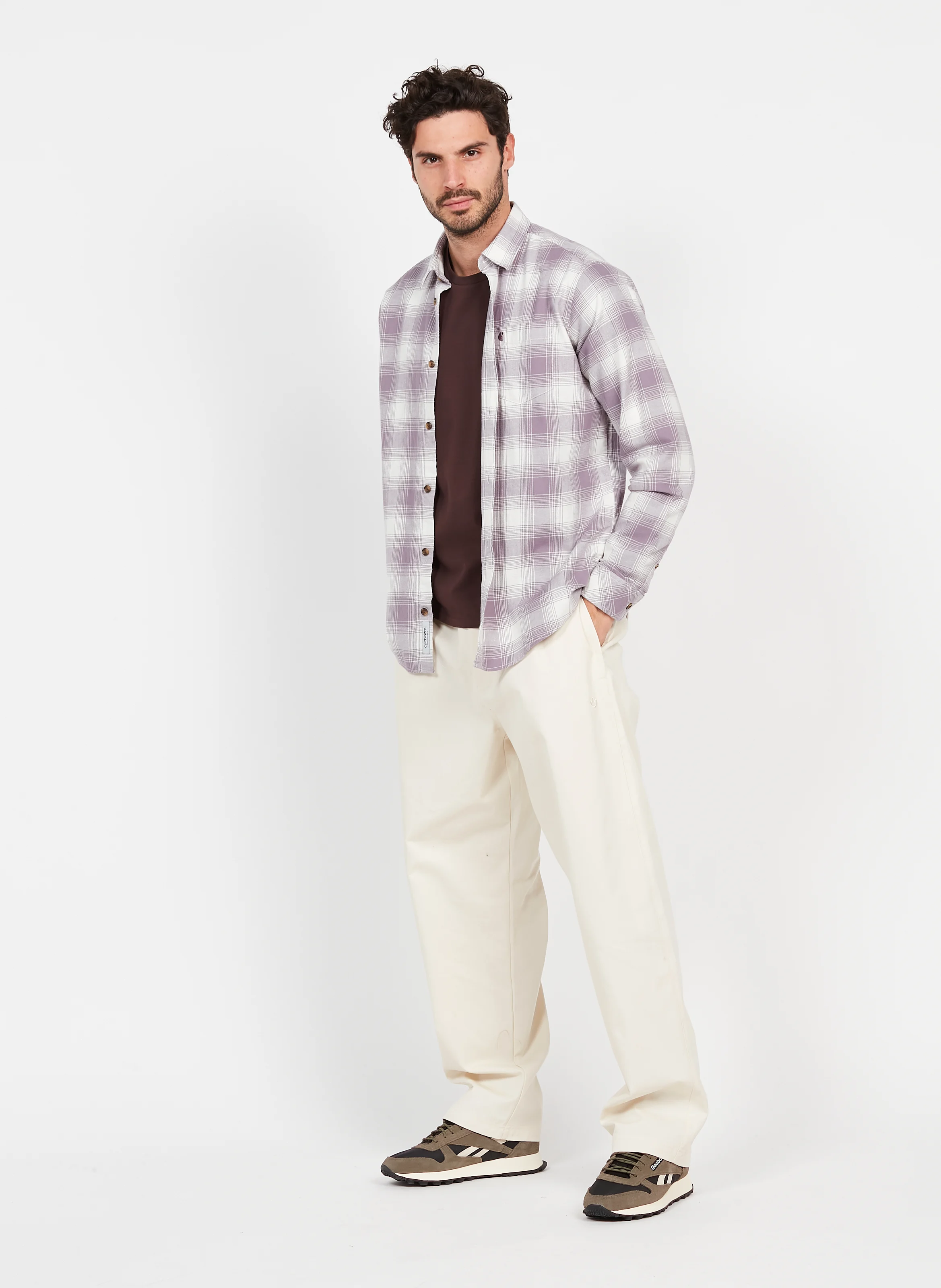 Chino droit 100 coton | Beige