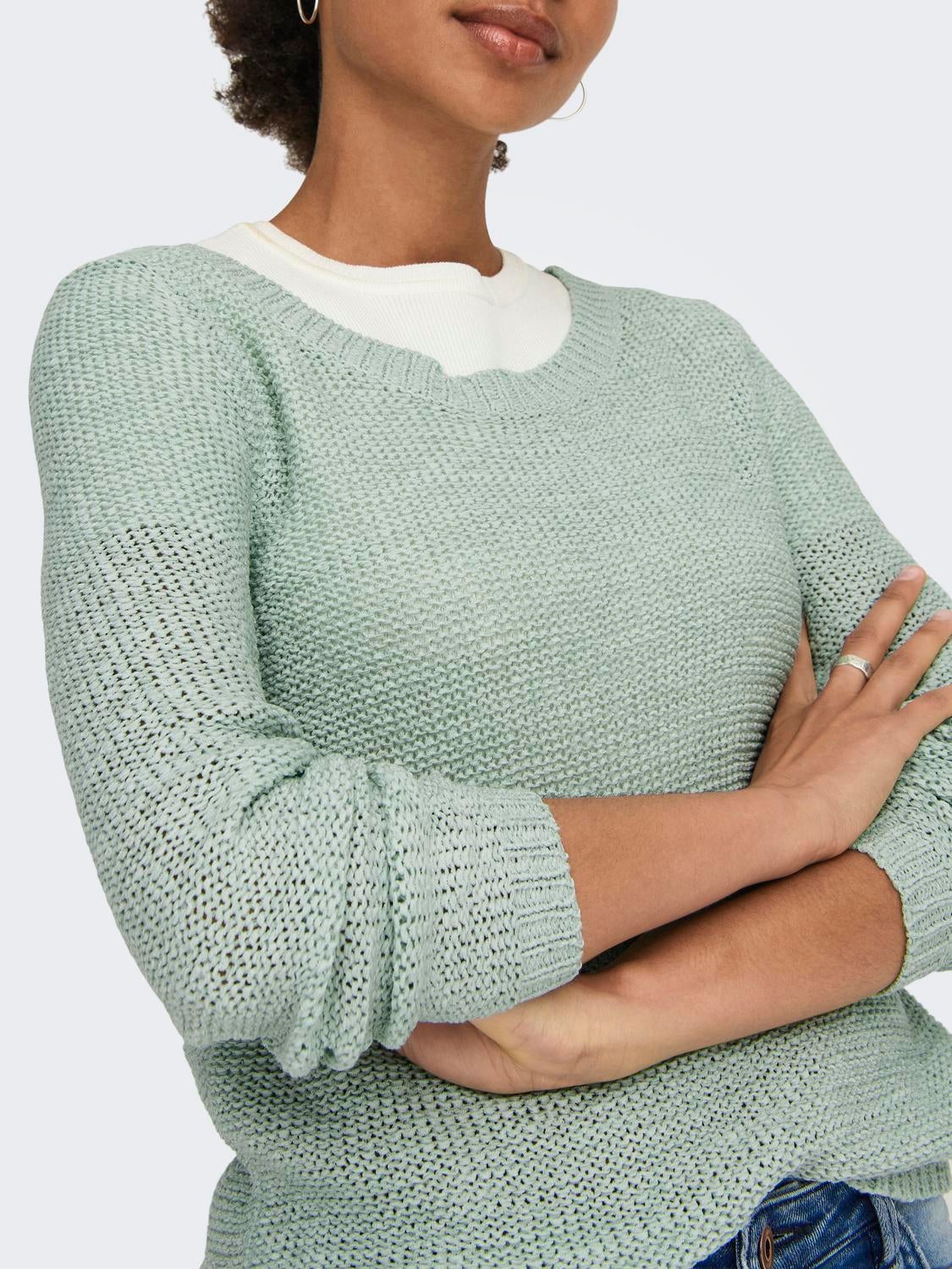 ONLGEENA Strickpullover Harbor Gray