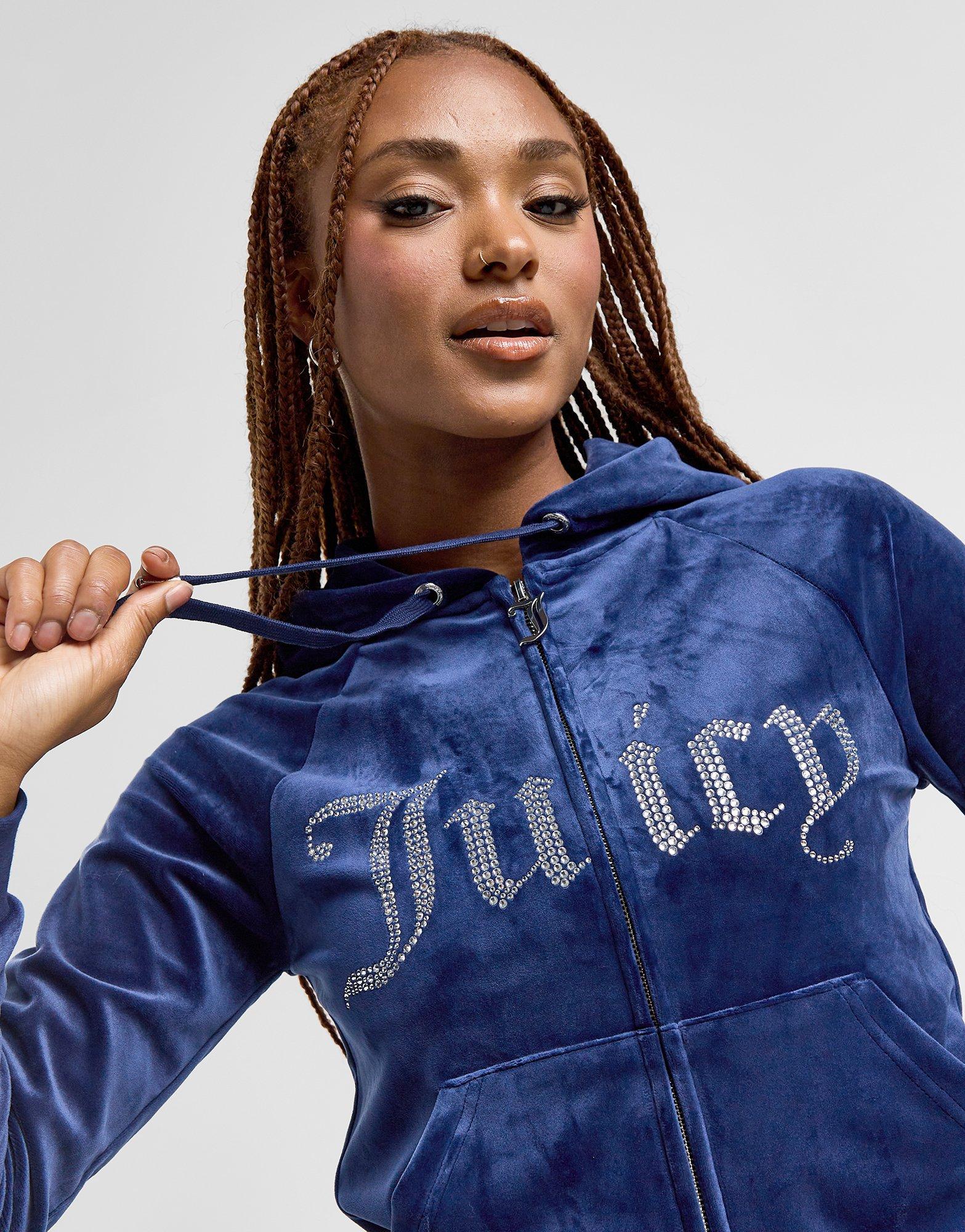 JUICY COUTURE Sweat à Capuche Zippé Diamante Femme