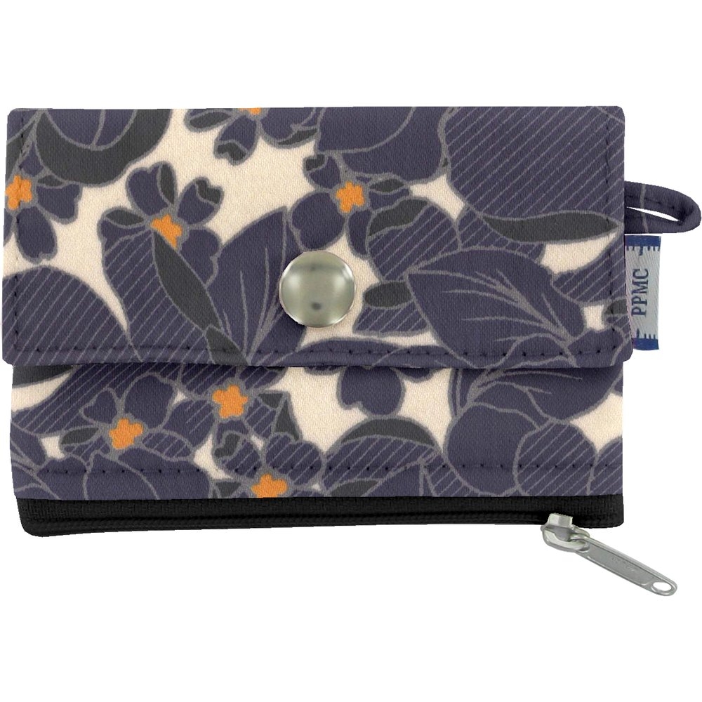 Mini Pochette Porte-Monnaie Pensées Marines