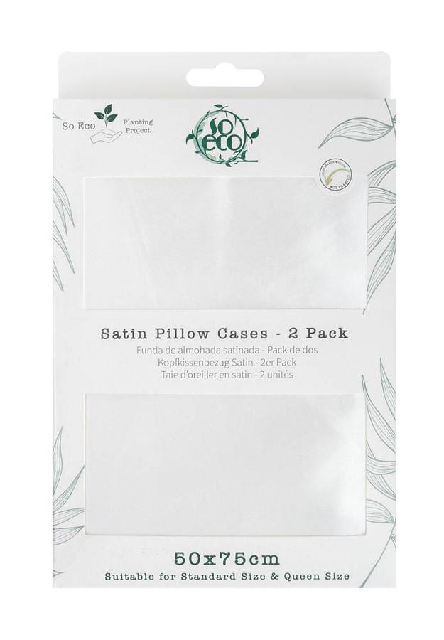 So Eco Satin Pillow Case 2pcs