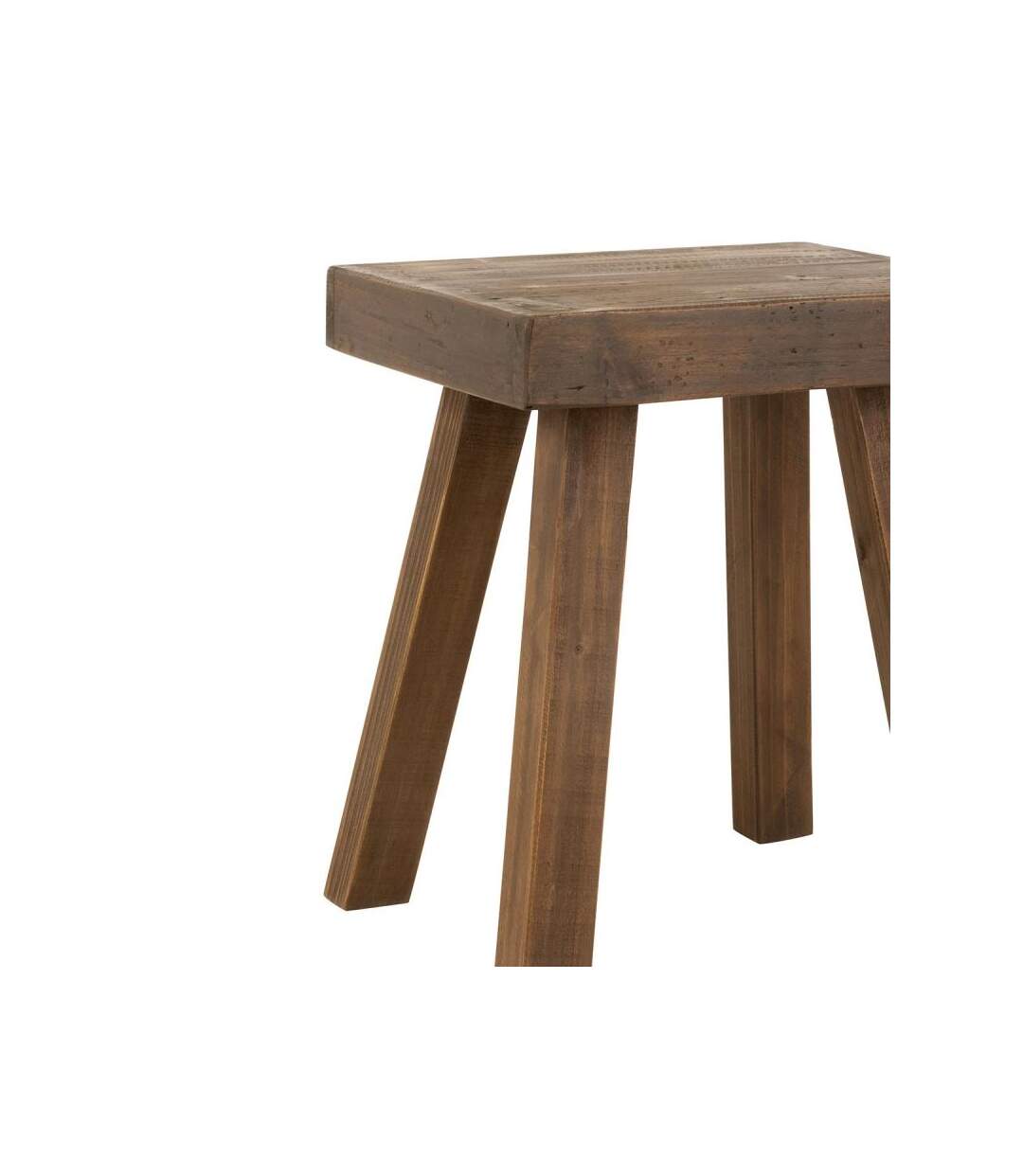 Paris Prix - Tabouret Design En Bois basique 46cm Marron