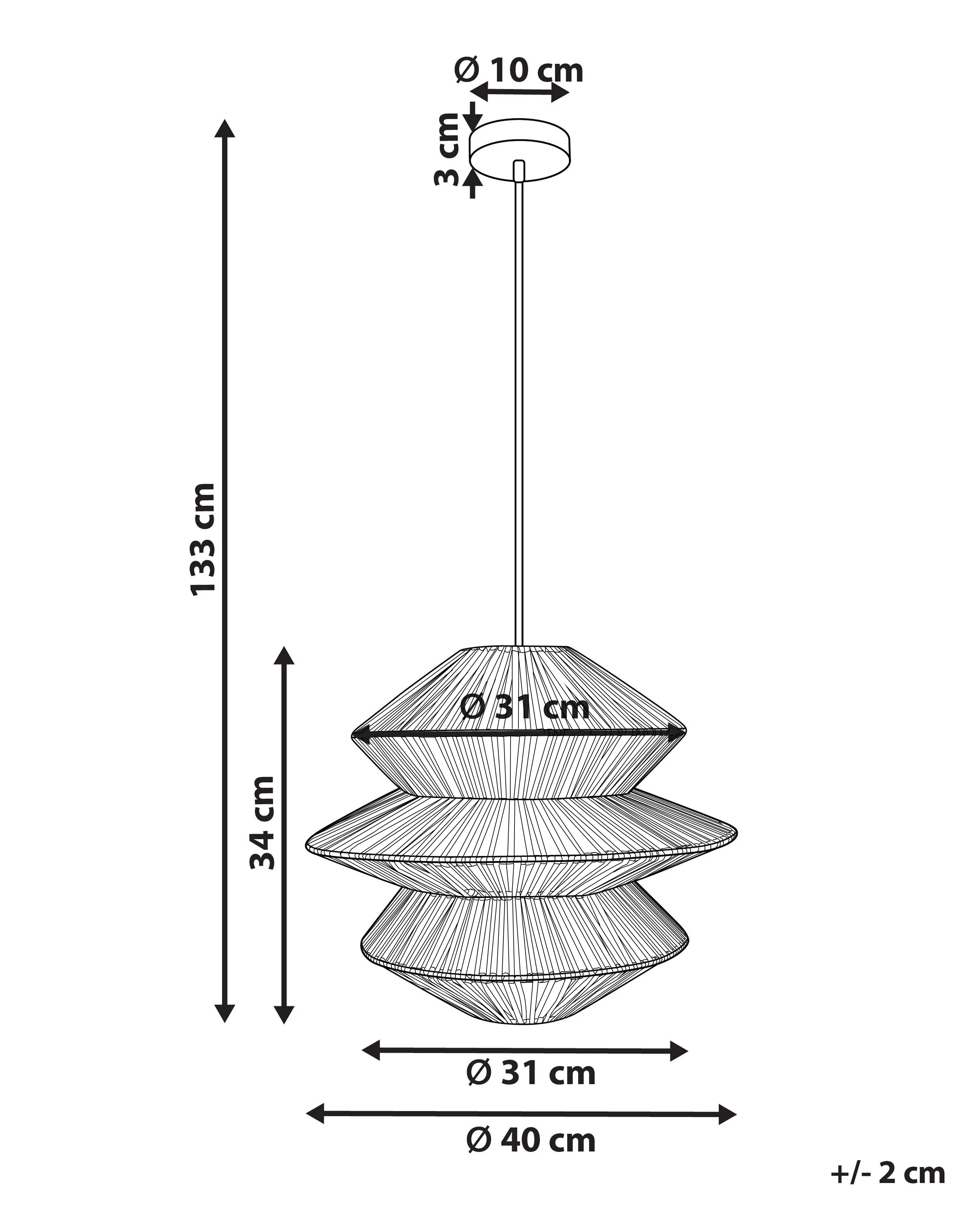 Hanglamp ANDUKI Rotan Natuurlijk