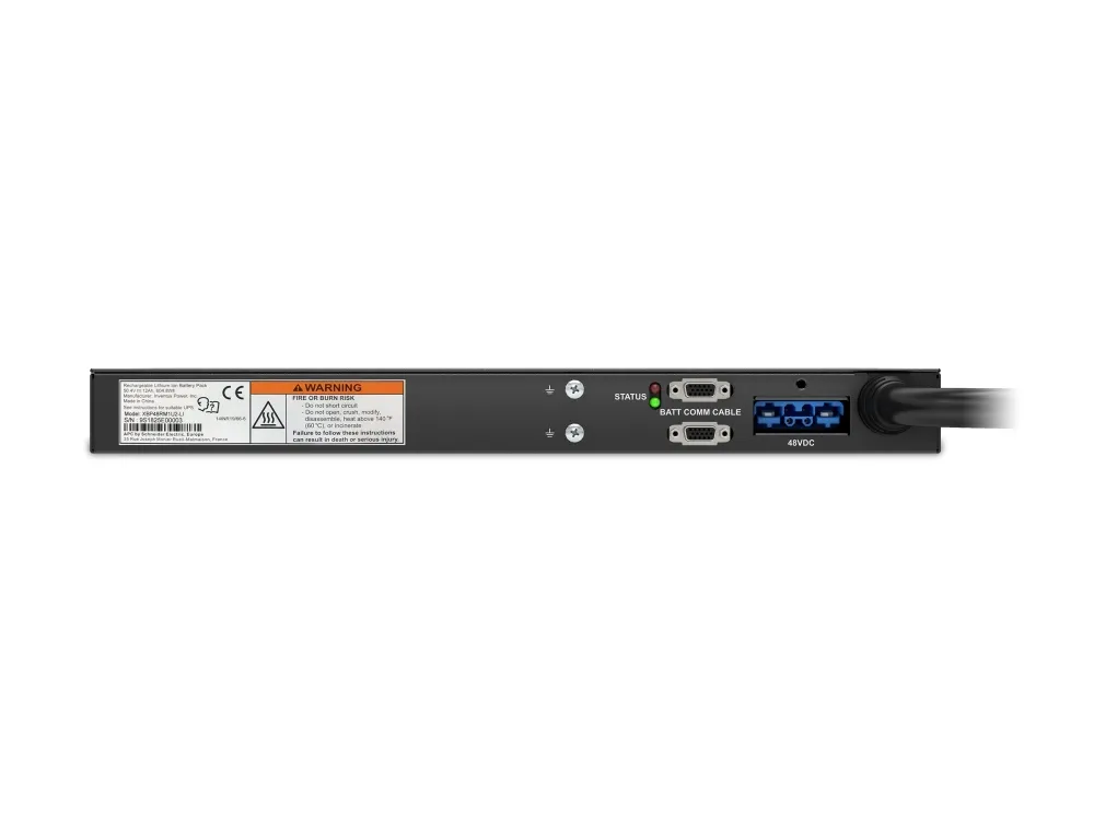 APC - Batterihus (rackversion) - Litiumion - 600 Wh - 1U - for Smart-UPS SRT 1000VA