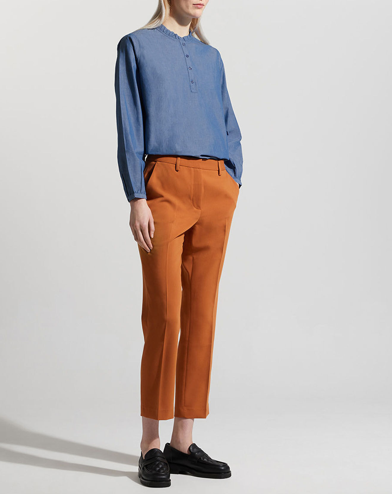 Jodhpur Top Rill chambray bleu