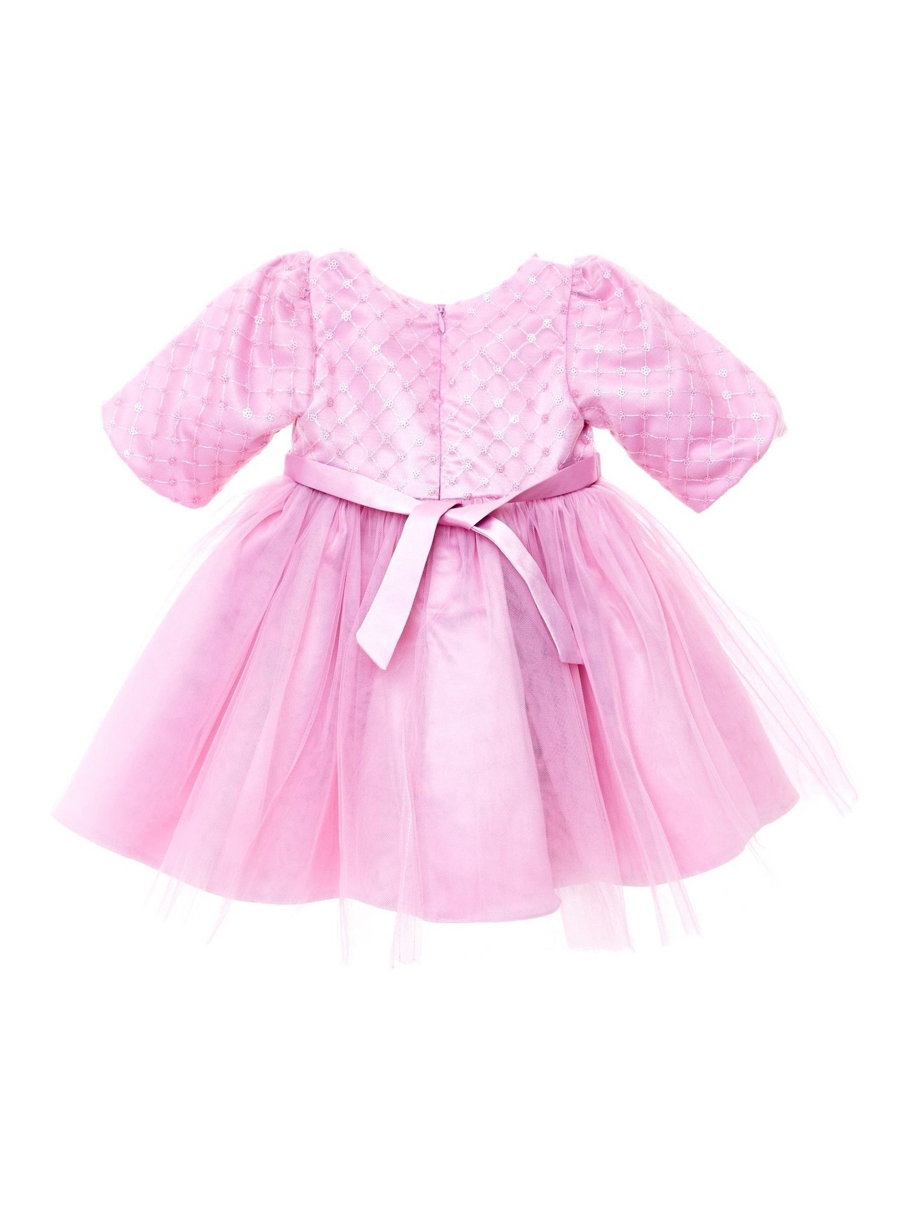 iAMe roze feestjurk voor meisjes