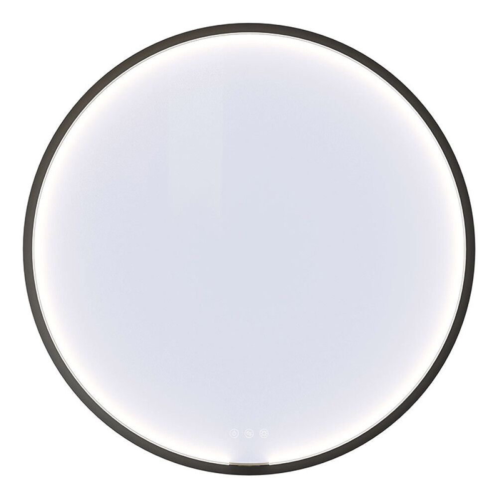 SPEIL SCANBAD MOON MED BELYSNING SVART 75CM