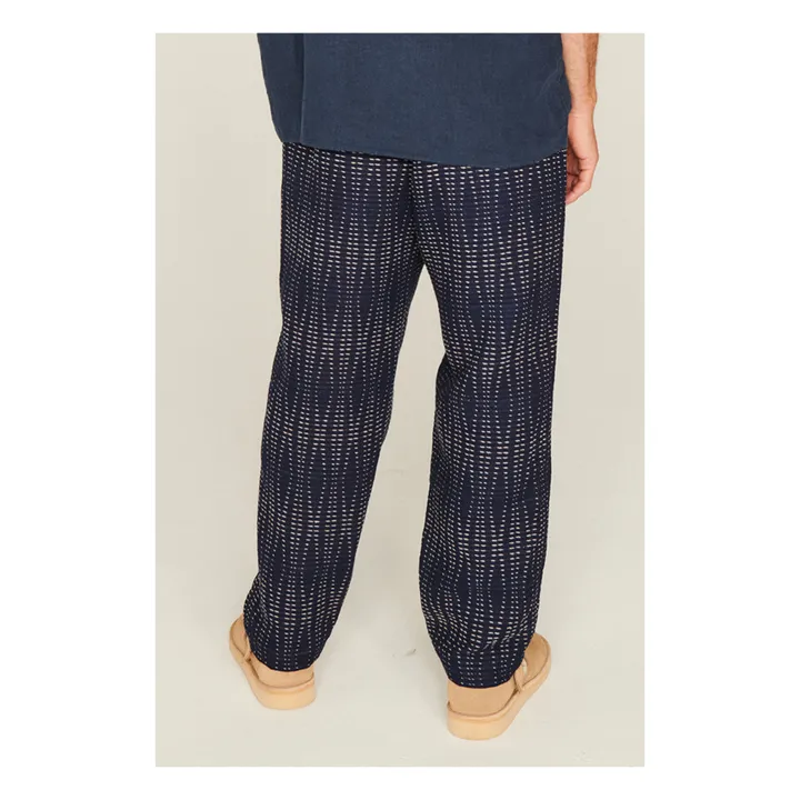 YMC Pantalon Alva Skate Laine et Coton | Bleu indigo
