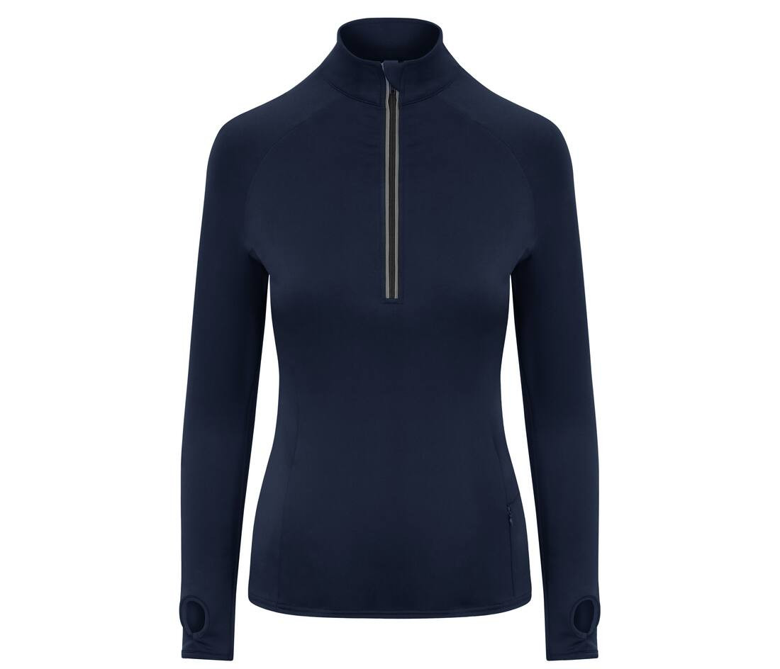 JUST COOL JC035 - T-shirt de sport femme col zippé