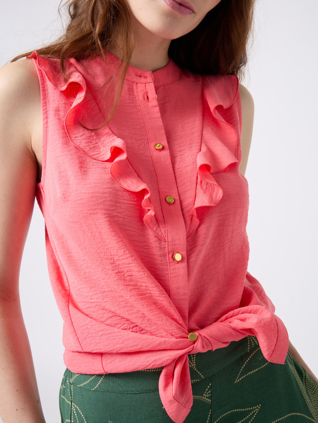 Chemise détail volant