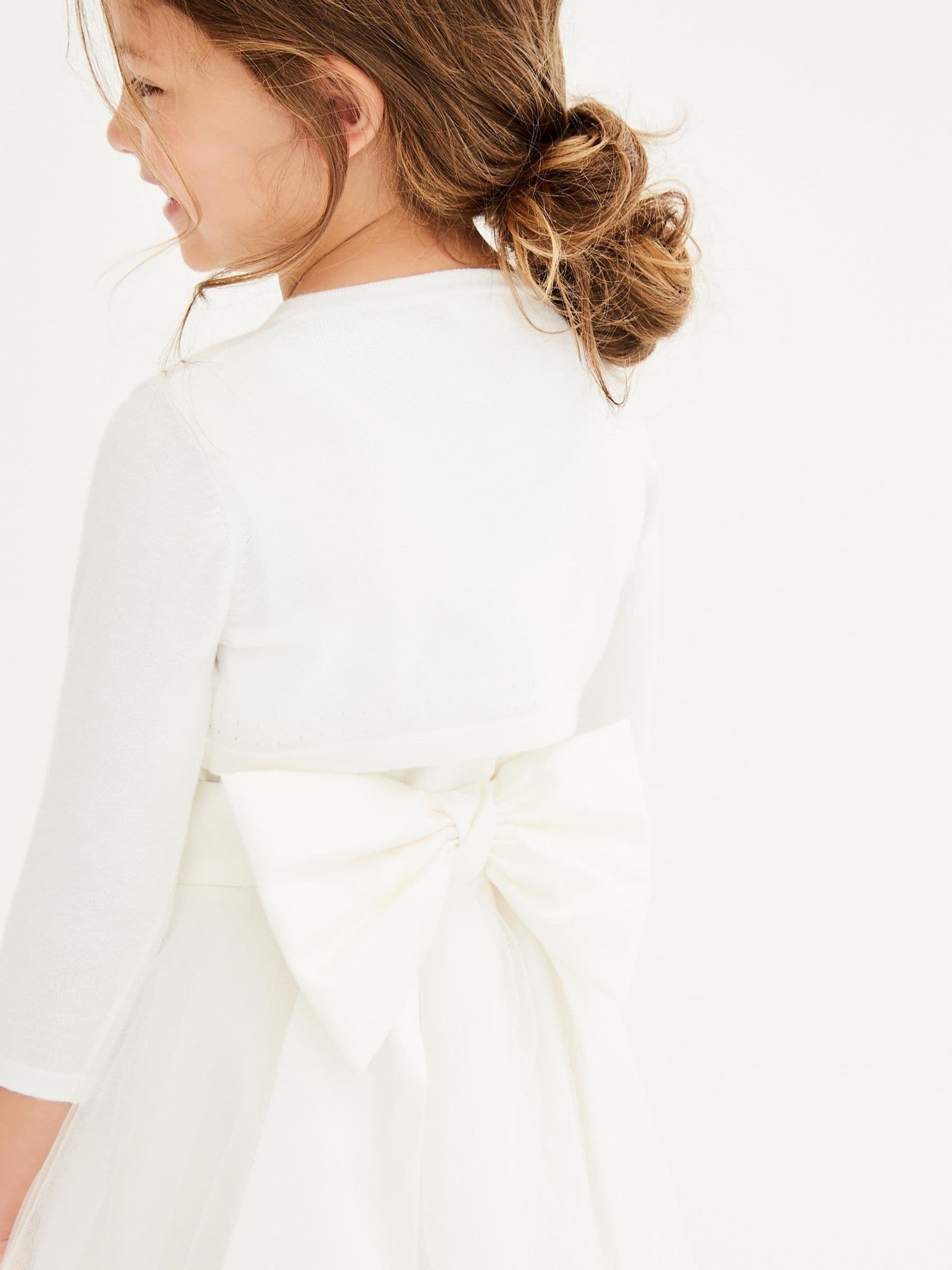 Ecru - Gelegenheidsvest met bolero (3 mnd- 16 jr)