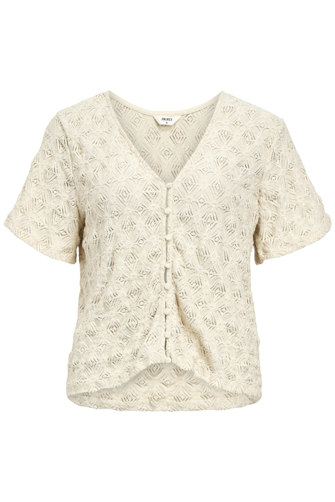 Object beige dames blouse
