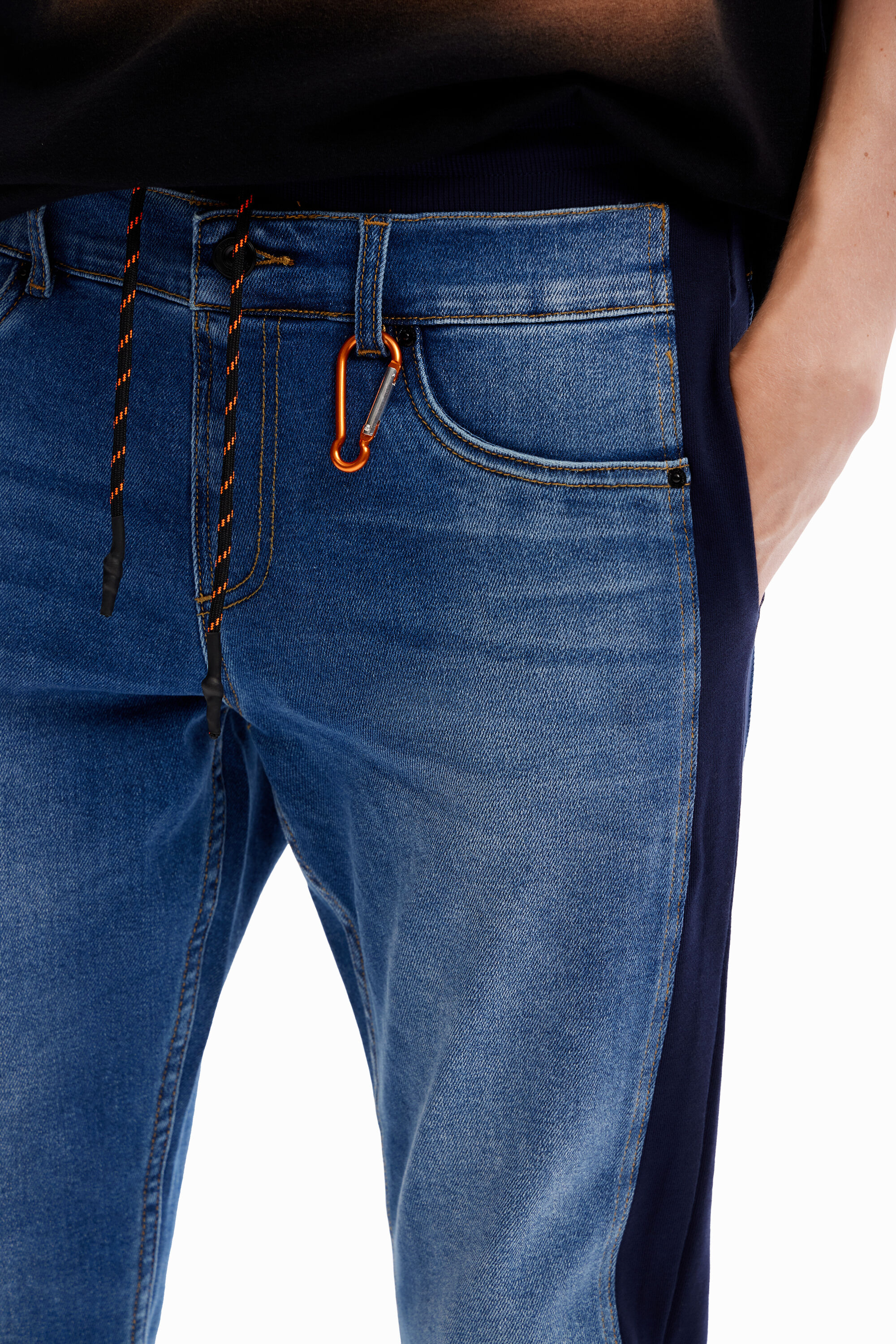 Pantalon jogger en jean hybride