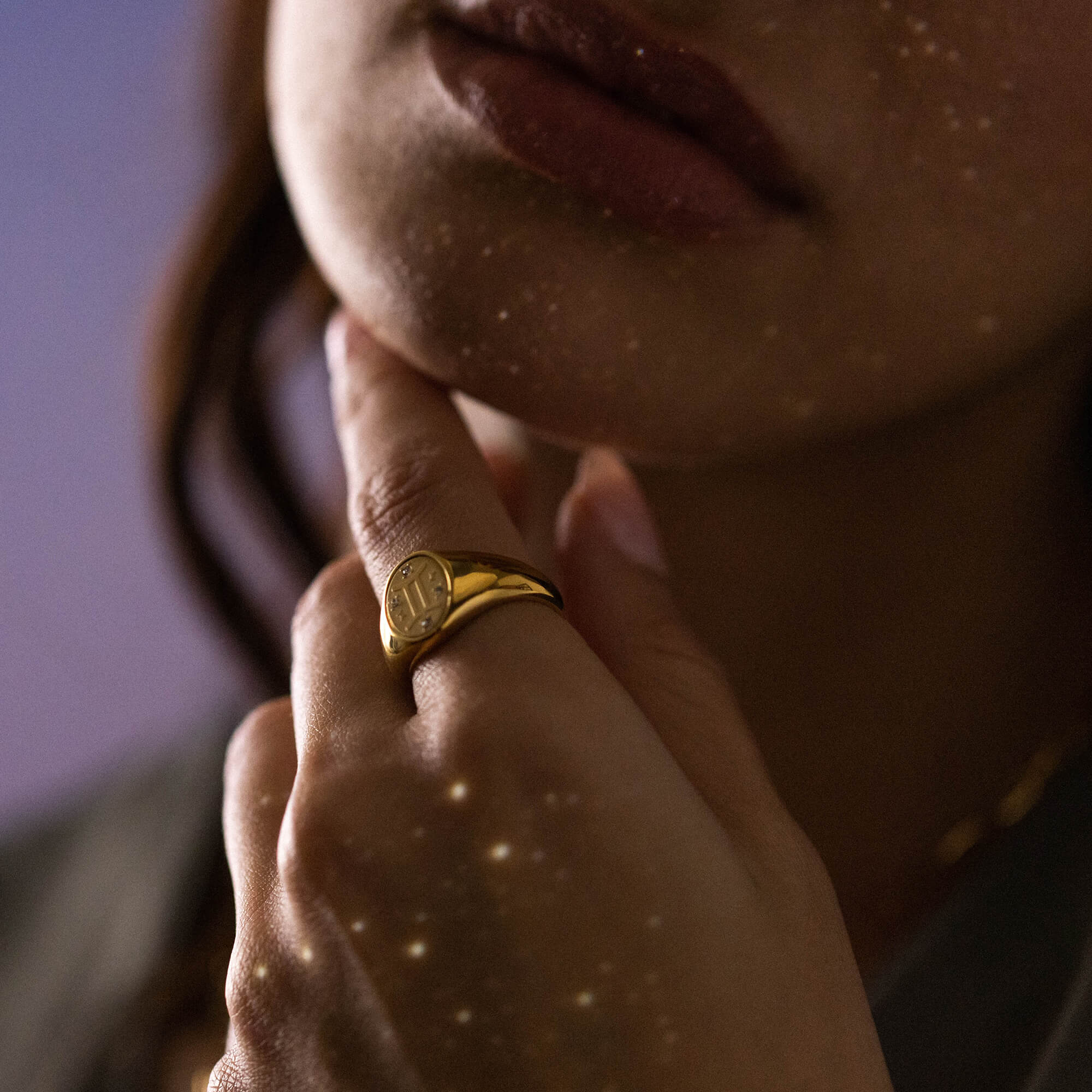 Zwilling Zodiac Ring