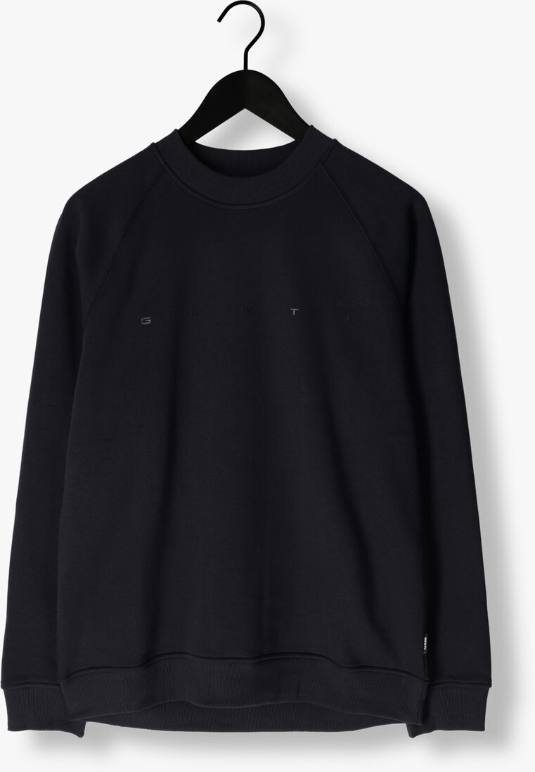 zwarte genti trui basic logo sweater
