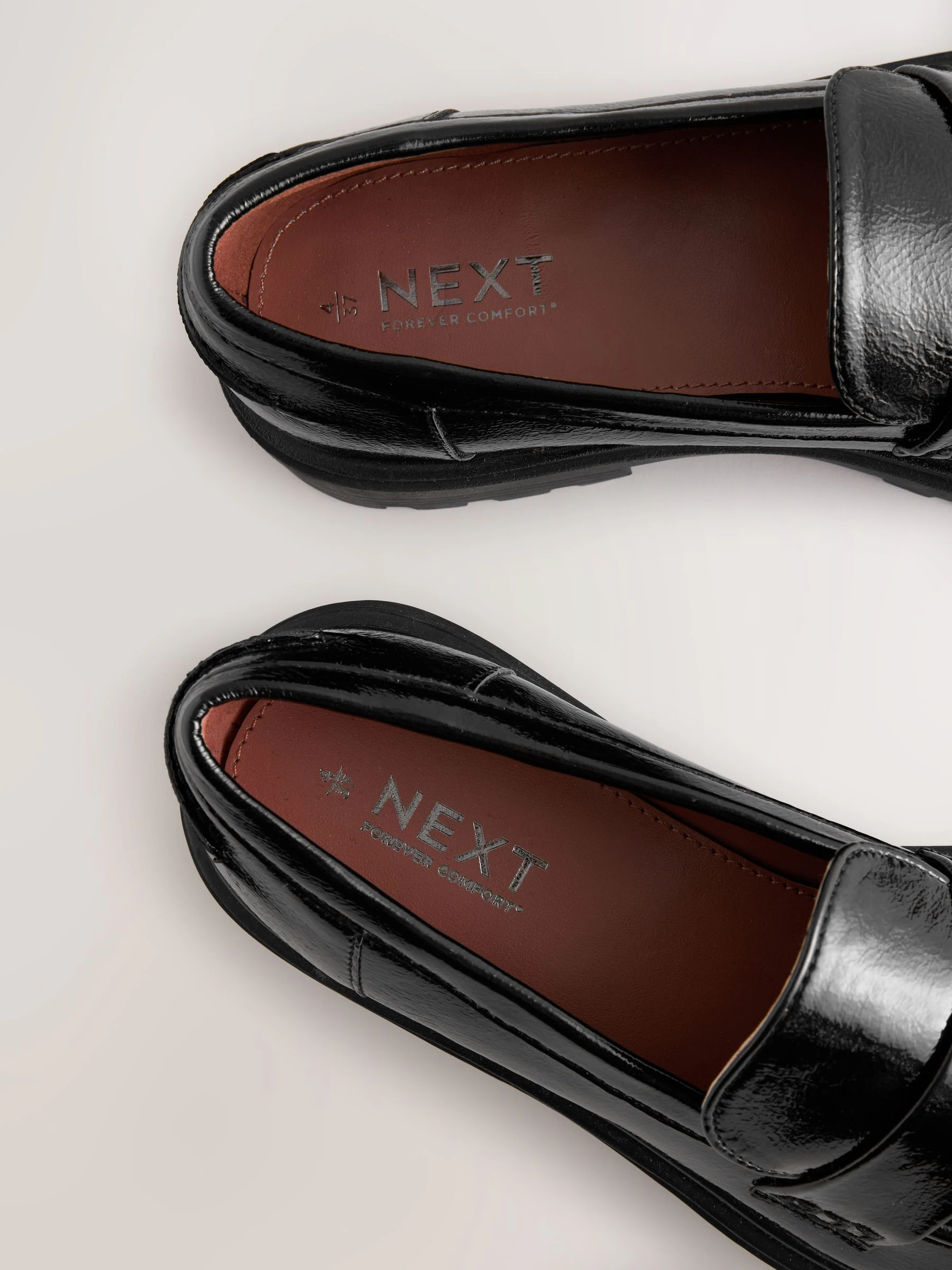 Zwart - Loafers met dikke zool