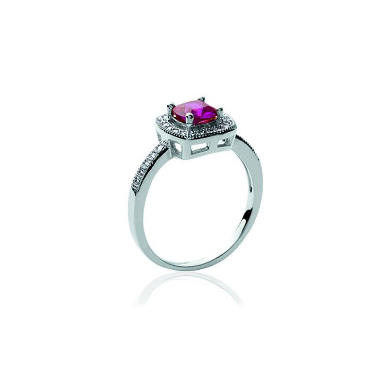 Bague Femme - Argent 925 - Oxyde de zirconium
