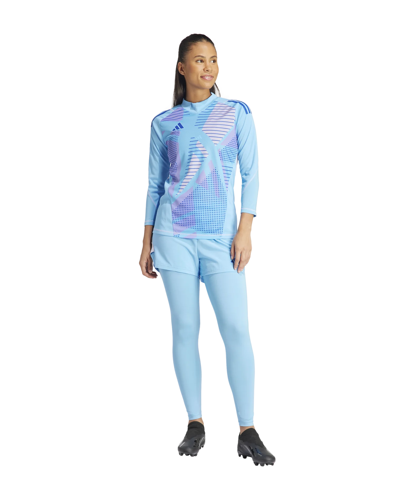 adidas Tiro 24 Pro Tight Torwarthose Damen Blau